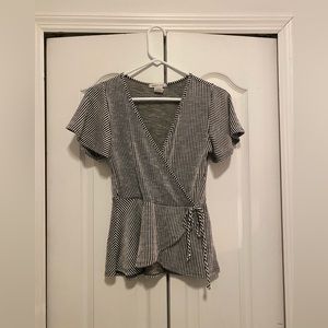 Caution to the Wind Stripped Shirt